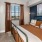 a bedroom with a large bed