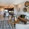 a living room with a couch and a table